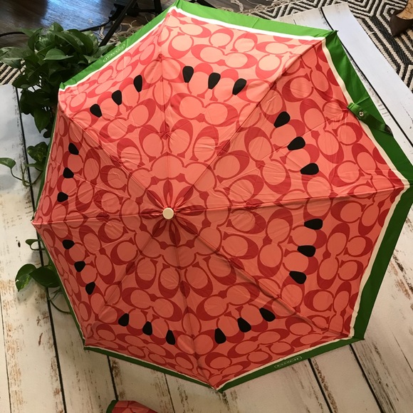 coach watermelon umbrella